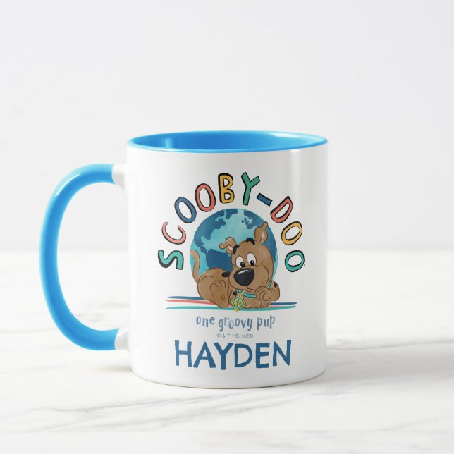 Caneca Puppy Scooby-Doo "One Groovy Pup" (Esquerda)