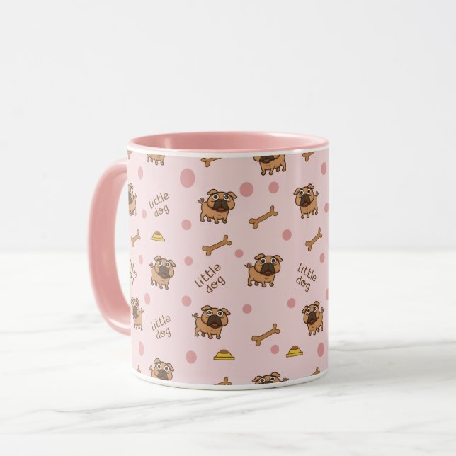 Caneca Pups em Cubo (Frente Esquerda)