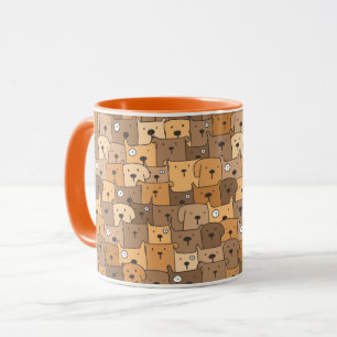 Caneca Pups em Cubo