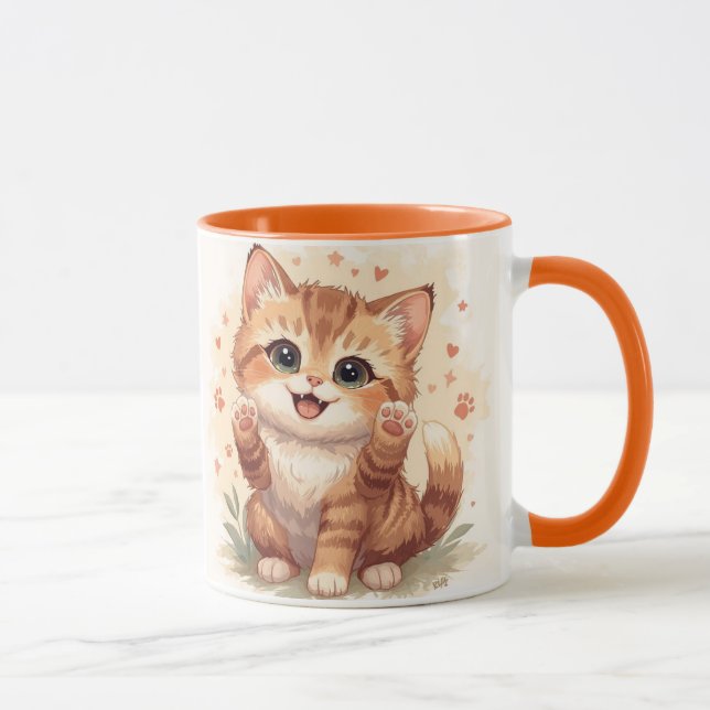 Caneca "Purfect Cat Mug: Twinkle & Play" (Direita)