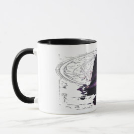 Caneca Purple Cosmic Obelisk Occult Dark Art Mug