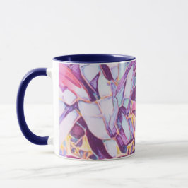 Caneca Purple Floral