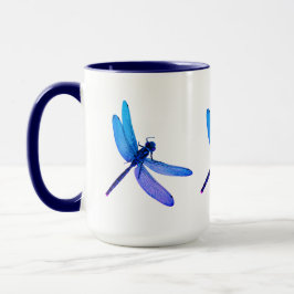 Caneca Púrpura e Blue Dragonfly Combo Mug