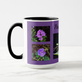 Caneca Púrpura Flores Mug