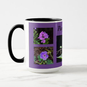 Caneca Púrpura Flores Mug