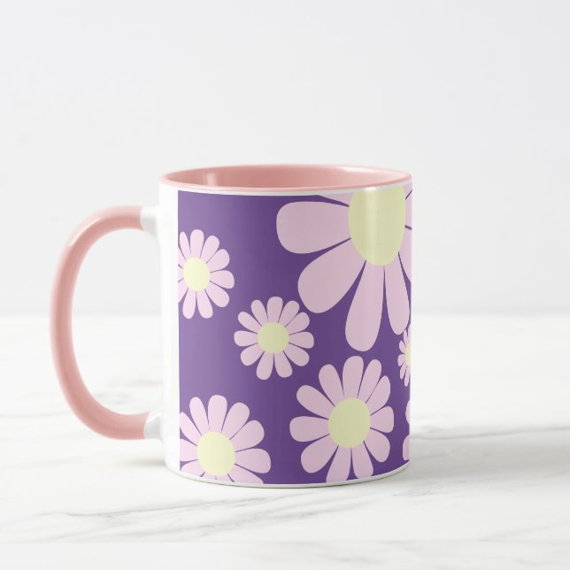 Caneca Púrpura Rosa Daisy (Esquerda)