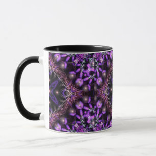 Caneca Púrpura Tapeçaria Fractal