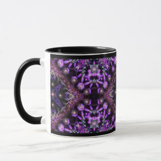 Caneca Púrpura Tapeçaria Fractal