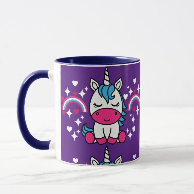 Caneca Púrpura Unicorn Pony (Esquerda)