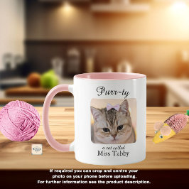 Caneca Purrty Cat Personalised Mug
