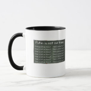 Caneca Putin não é nosso amigo