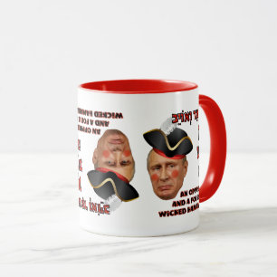 Caneca Putin o Mau Haman - Purim Satire Slava Ucraniano!
