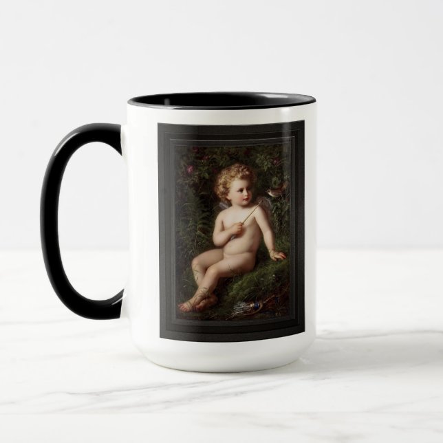 Caneca Putto Feeding A Strawberry To A Bird (Esquerda)