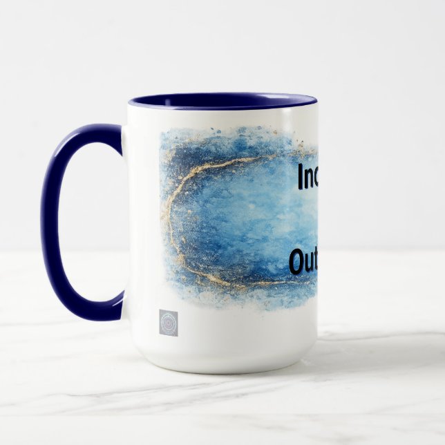 Caneca QEC Incomes & Outcomes Mug (Esquerda)