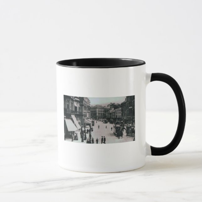 Caneca Quadrado do castelo, Belfast, c.1902 (Direita)