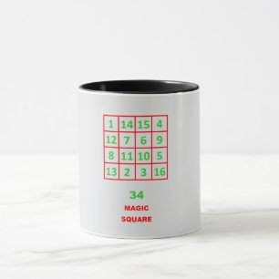 Caneca Quadrado Mágico