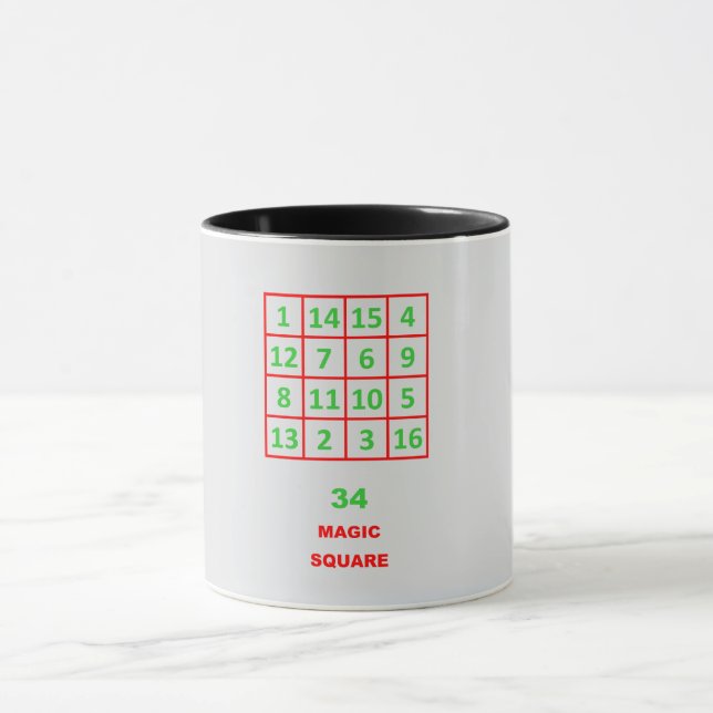 Caneca Quadrado Mágico (Centro)