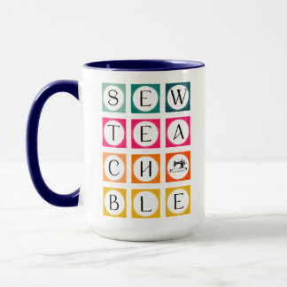 Caneca Quadrados Coloridos Sewteachable