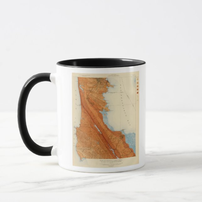 Caneca Quadrângulo de San Mateo mostrando intensidade, fa (Esquerda)