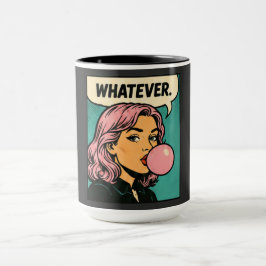 Caneca Quadrinho Retro “Tanto Faz”