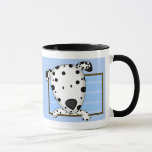 Caneca quadro do Dalmatian dos desenhos animados