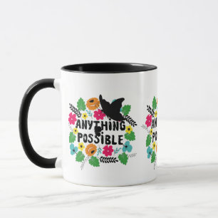 Caneca Qualquer coisa é possível Mug Motivacional
