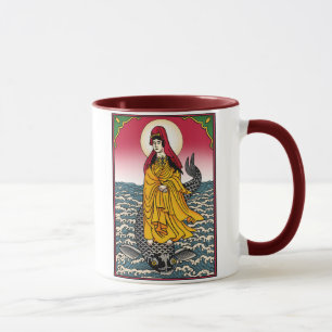 Caneca Quan Yin com Dharmachakra