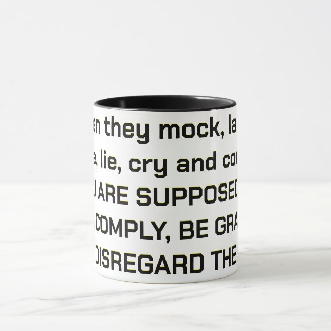 Caneca Quando eles... (Centro)