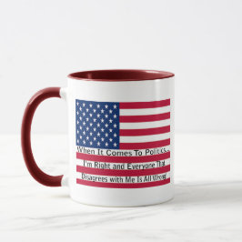 Caneca Quando Se Trata De Política