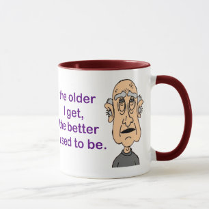 Caneca Quanto mais velho eu fico,