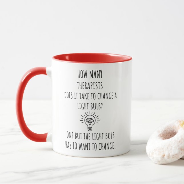 CANECA QUANTOS TERAPISTAS É NECESSÁRIO PARA MUDAR A LUZ? (Com Donut)