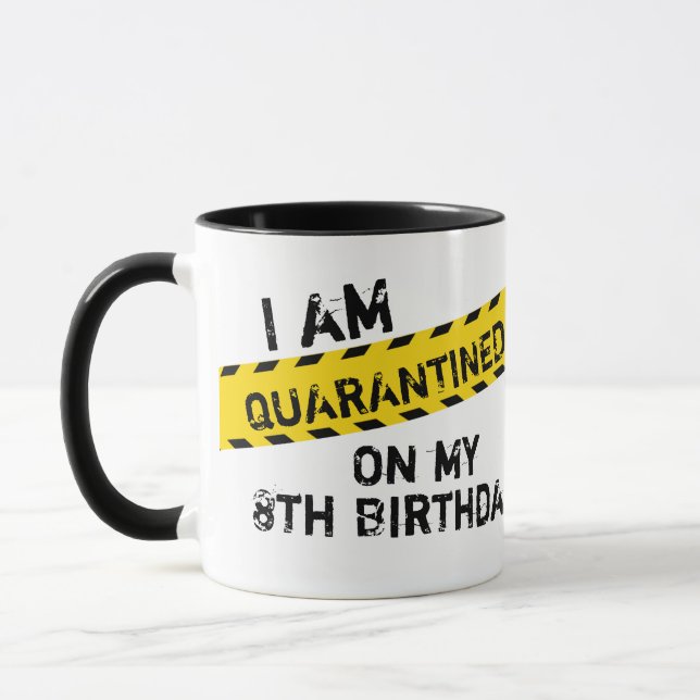 Caneca Quarantine Birthday Party, Virtual Birthday (Esquerda)