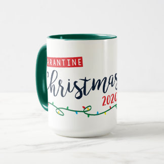 Caneca Quarentena Natal 2020 Mug, Dois Tons, Mug