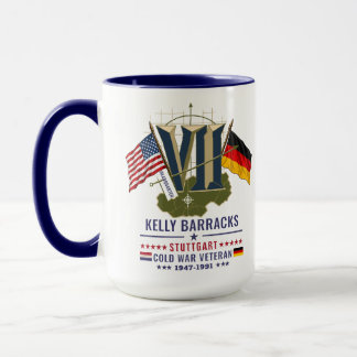 Caneca Quartel Kelly Stuttgart Veterano da Guerra Fria