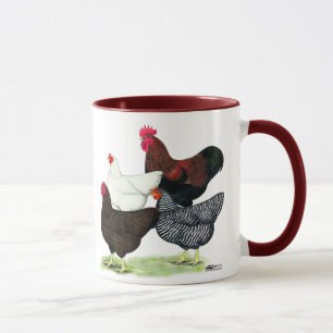 Caneca Quarteto de Plymouth Rock