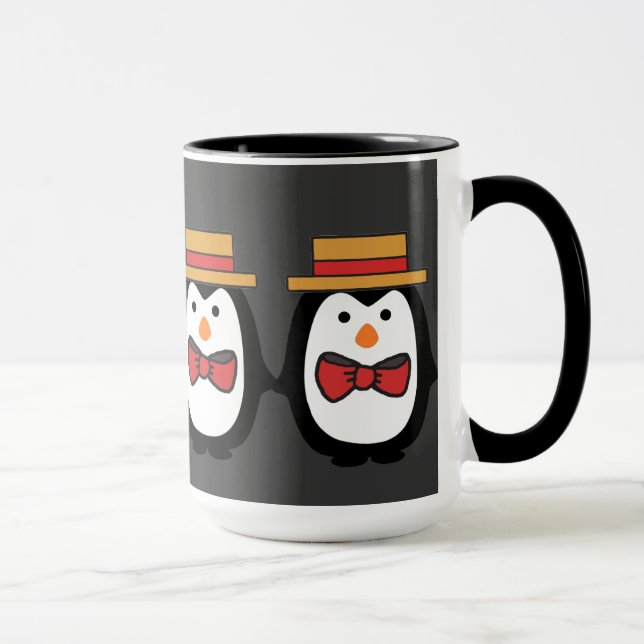 Caneca Quarteto do pinguim (Direita)