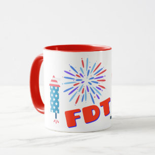 Caneca Quarto de julho do FDT Foxtrot Delta Tango