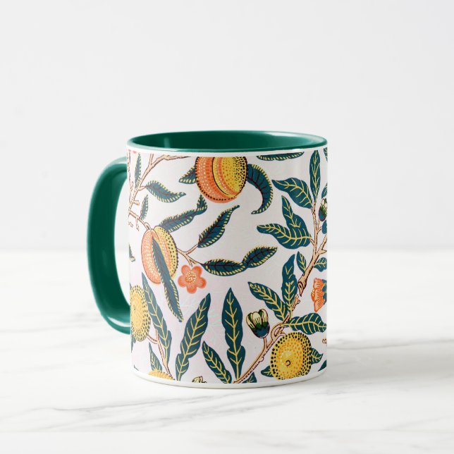 Caneca Quatro Frutas, William Morris (Frente Esquerda)