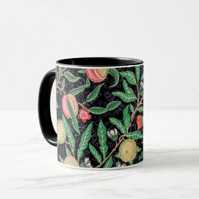 Caneca Quatro Frutas, William Morris (Frente Esquerda)