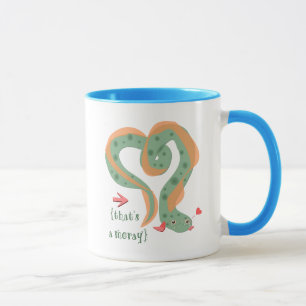 Caneca "Que é enguia da chalaça do amor de um Moray"