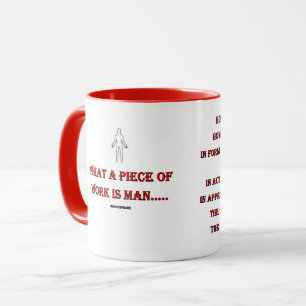 Caneca Que obra é o homem...Mug