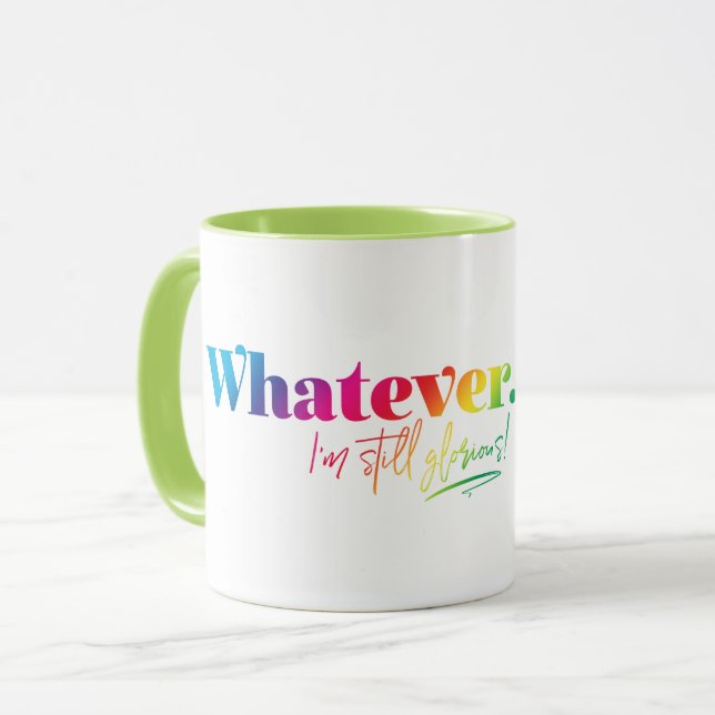 Caneca Que seja. Ainda sou glorioso! (Frente Esquerda)