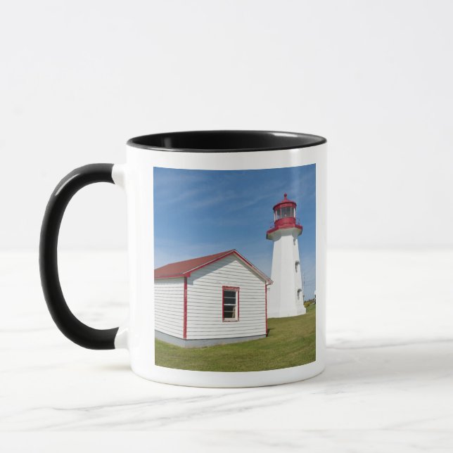 Caneca Quebec, Canadá. Farol Cap D'Espoir. (Esquerda)