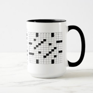Caneca ☐ Quebra-cabeça De Palavras Cruzadas