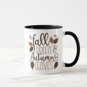 Caneca Quebra das Folhas do outono