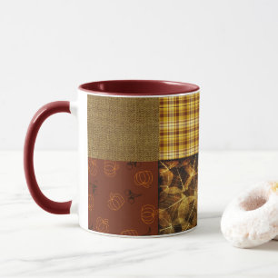 Caneca Queda 4 cantos 2 tons quentes de Design