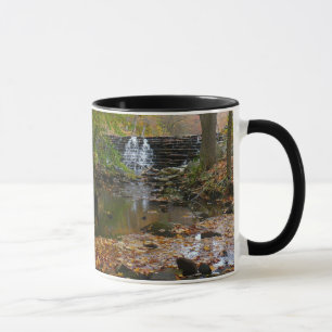 Caneca Queda da cachoeira e Creek Pennsylvania Nature