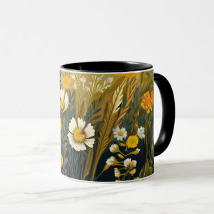 Caneca Queda de Whimsl Flores Selvagens
