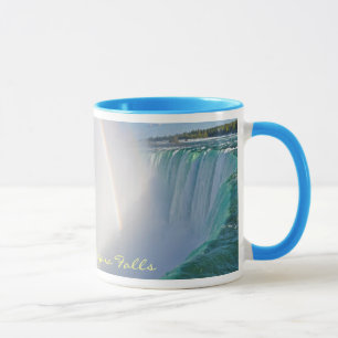Caneca Quedas & arco-íris da ferradura de Niagara Falls