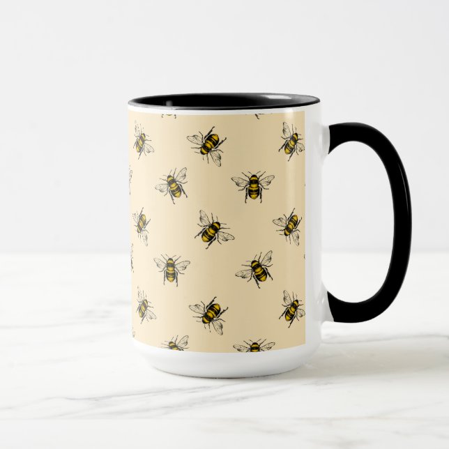 Caneca Queen Bee Pattern (Direita)